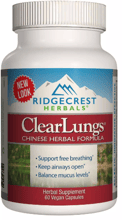 RidgeCrest Herbals, ClearLungs, 60 Veggie Caps (RCH134)