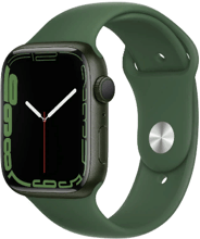 Apple Watch Series 7 45mm GPS+LTE Green Aluminum Case with Clover Sport Band (MKJR3)