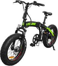 Електровелосипед Like.Bike Colt (black / green)