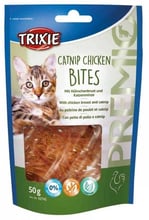 Лакомство для кошек Trixie Premio Catnip Chicken Bites с куриным филе и мятой 50 г (4011905427423)