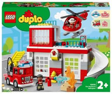 Конструктор LEGO DUPLO Пожарная часть и вертолет (10970)