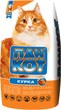 Сухой корм для кошек Пан Кот Курица 10 кг (4820111140053)