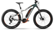 Електровелосипед Haibike XDURO FatSix 8.0 500Wh 11 s. NX 26 ", рама M, сіро-зелено-помаранчевий, 2020