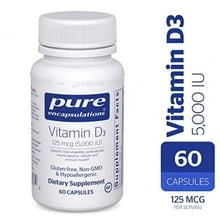 Pure Encapsulations Vitamin D3 5,000 МЕ 60 caps Витамин D3 (PE-00817)
