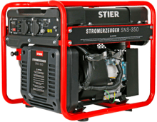 Инверторный бензиновый генератор Stier SNS-350