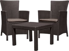 Комплект мебели Allibert Rosario balcony Set коричневый (8711245130422)
