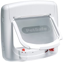 Дверца PetSafe Staywell для котов до 7 кг с программным ключом белая 25.2х24.1 см