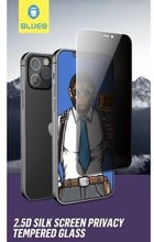 Blueo Tempered Glass Silk Narrow Border 2.5D Privacy Black для iPhone 15 Pro Max