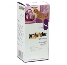 Пігулки Bayer/Elanco Profender Антигельмінтик 24 таб. для собак (4007221043331)