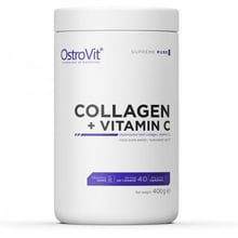OstroVit Collagen + Vitamin C Коллаген с витамином С 400 g /40 servings/ Unflavored