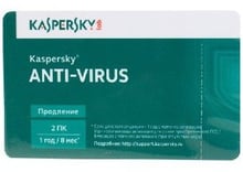 Kaspersky Anti-Virus 2014 (продление лицензии на 12 месяцев, 2ПК, скретч-карточка)