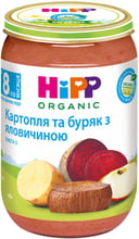 Пюре HIPP Говядина в картофельном пюре со свеклой, 220г (9062300131359)