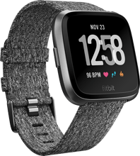 Fitbit Versa Special Edition, Charcoal Woven (FB505BKGY)
