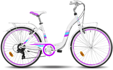 Велосипед Atlantic 2023' 26" Madeira CS A4CS-2644-WP M/17"/44см (2886) white/pink