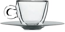 Чашка Luigi Bormioli Thermic Glass с блюдцем 2х300 мл (10089/01)