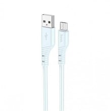 Hoco USB Cable to MicroUSB X97 Crystal 2.4A 1m Light Blue