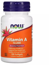 NOW Foods Vitamin A 10,000 IU 100 caps