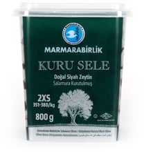 Маслины MARMARABIRLIK черные вяленые KURU SELE Sıyah Zeytın 2XS 800 г (8690103294882)