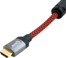 Extradigital HDMI to HDMI, 10m, v1.4b, 28 AWG, Gold, Nylon, 2xFerrites (KBH1613)