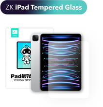 ZK Premium Tempered Glass for iPad Air 2020/iPad Air 2022/iPad Pro 11" (2018-2022)