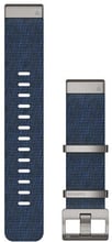 Garmin QuickFit 22mm Watch Bands Jacquard-weave Nylon Strap – Indigo (010-12738-02)