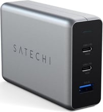 Satechi USB Wall Charger Station 2хUSB-С+USB 100W Grey (ST-TC100GM-EU)