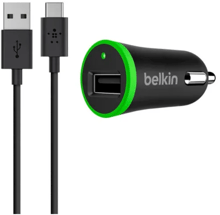 Belkin USB Car Charger 10W Black з USB-USB Cable (F7U002bt06-BLK)