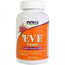 NOW Foods Eve Tablets Superior Women's Multi Вітаміни для жінок 180 таблеток