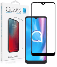 ACCLAB Tempered Glass Full Glue ESD Black for iPhone 13 Pro Max