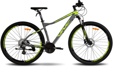 Велосипед VNC 2023' 29" MontRider A5 V1A5-2943-GL 43см (0240) grey (shiny)/lime (matt)