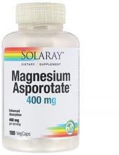 Solaray, Magnesium Asporotate, 400 mg, 180 Veg Capsules (SOR13223)
