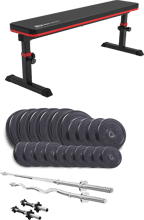 Hop-sport Elitum Titan Набір 114 кг з лавкою 1025 PRO (00-G00000151)
