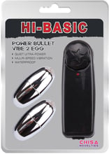 Виброяйца Chisa Hi-Basic Power Bullet Vibe 2 Egg