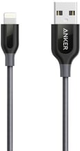 ANKER USB Cable to Lightning Powerline+ V2 90cm Space Grey (A8121HA2)