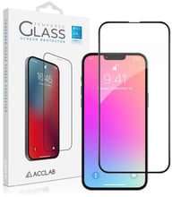 ACCLAB Tempered Glass Full Glue Black for iPhone 14 Plus |13 Pro Max