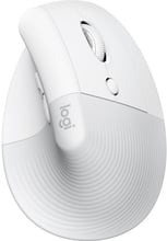 Logitech Lift Vertical Ergonomic Wireless/Bluetooth for Business Off-white (910-006496)