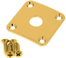 Разъем-планка для электрогитары GOTOH JCB-4 GG Jack Cover (Gold)
