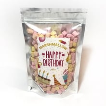 Marshmallow Happy birthday Candy's