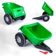 Прицеп к педальным тракторам Pilsan Trailer зеленый (07-295)