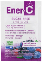 Ener-C Vitamin C Multivitamin Drink Mix Sugar Free Витаминный напиток для иммунитета с витамином C 1000 мг 1 пакетик вкус ягод