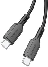 Borofone USB-C to USB-C 60W 1m Black (BX70)