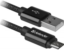 Defender PRO USB Cable to microUSB 1m Black (87802)