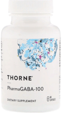 Thorne Research, PharmaGABA-100, 60 Capsules (THR-65201)