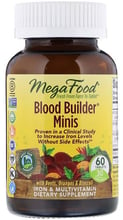 MegaFood Blood Builder Minis Очищение крови 60 таблеток