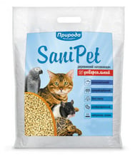 Наповнювач деревний SANI PET для котячого туалету 10 кг натуральний (4823082401192) (Наповнювачі для туалетів для котів) Stylus Approved