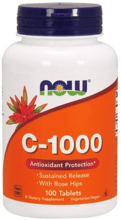 NOW Foods Vitamin C-1000 Tablets 100 tabs / 100 servings