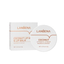 Lanbena Coconut Lip Mask & Lip Balm Маска-бальзам для губ з кокосовим маслом 6.5 g