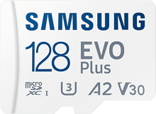 Samsung 128GB microSDXC Class 10 UHS-I U3 Evo Plus + adapter (MB-MC128KA/RU)