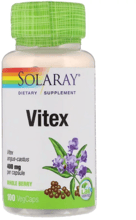 Solaray, Vitex, 400 mg, 100 VegCaps (SOR-01645)