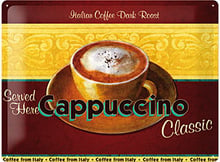 Табличка Nostalgic Art Cappuccino (20350)